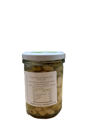 Edamame Bohnen im Glas (Füllgewicht 200 g)