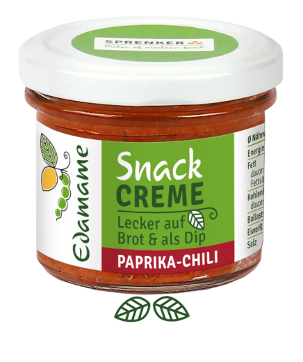 Edamame Snack Creme - Paprika-Chili (100g)