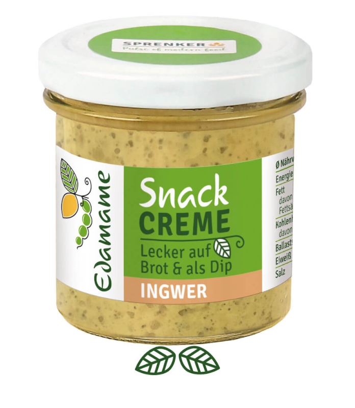 Edamame Snack Creme - Ingwer (140g)