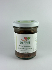 Borlotti Bohnen im Glas (Füllgewicht 200 g / Abtropfgewicht 110 g)